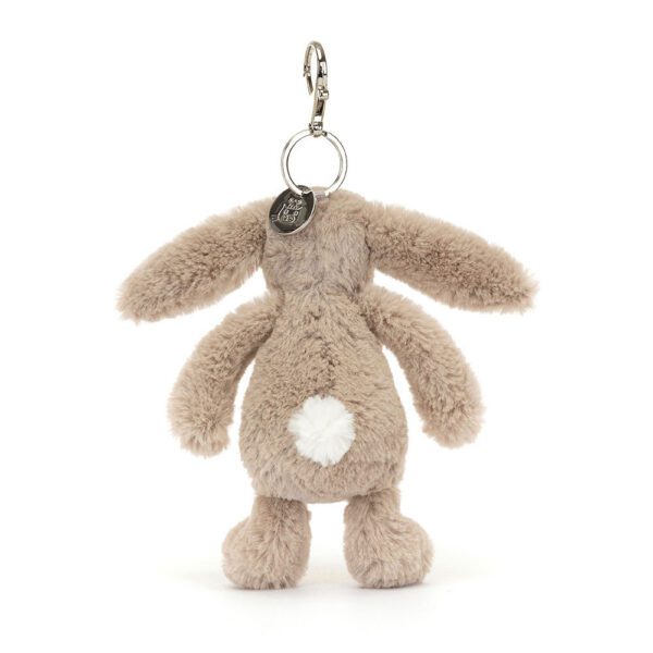 Bashful Beige Bunny Bag Charm - Image 3