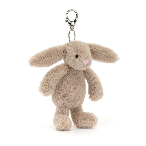 Bashful Beige Bunny Bag Charm - Image 4