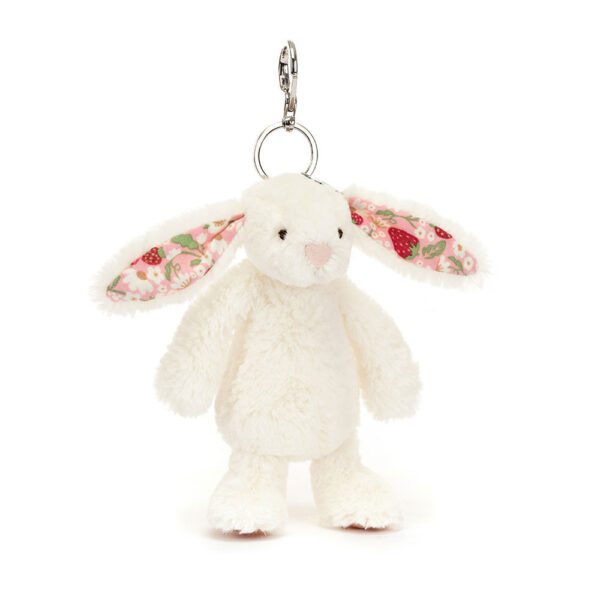 Blossom Cream Bunny 'Berry' Bag Charm - Image 4