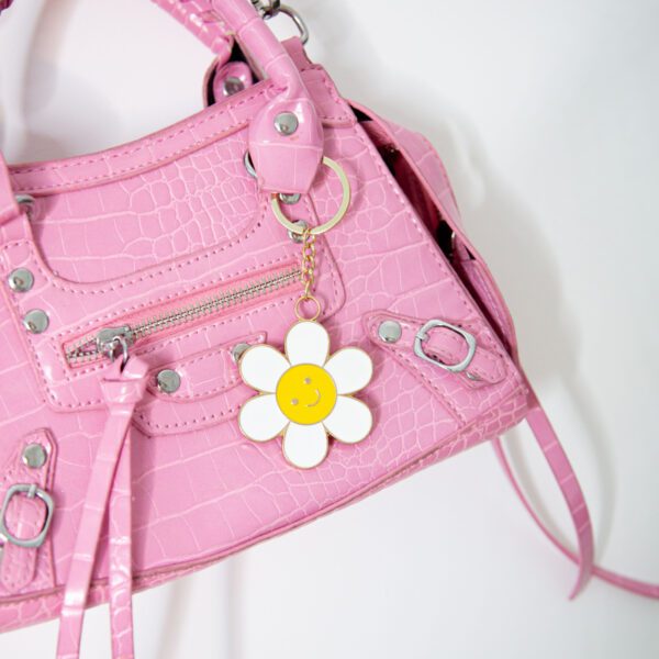 Flower Enamel Keyring - Image 2