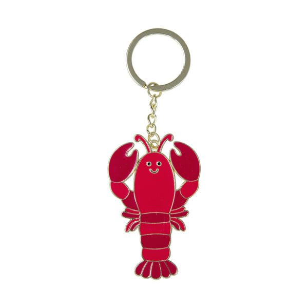 Lobster Enamel Keyring