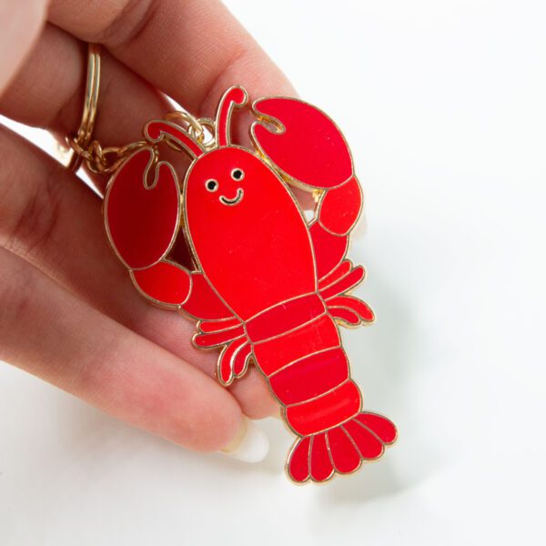 Lobster Enamel Keyring - Image 2