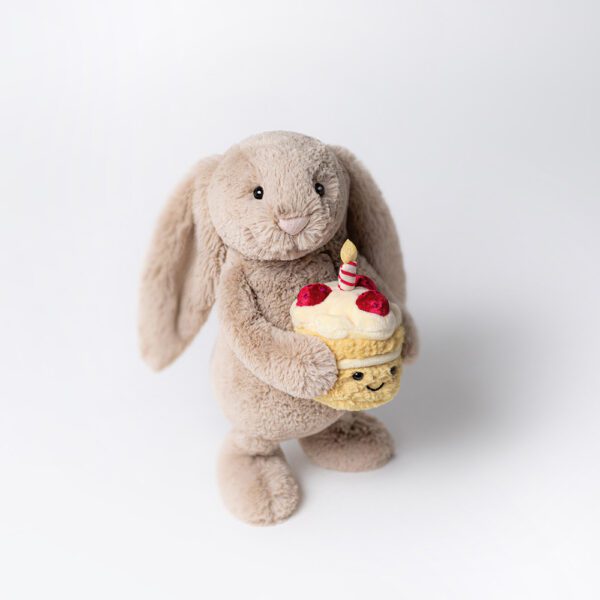 Bashful Beige 'Birthday' Bunny - Image 2